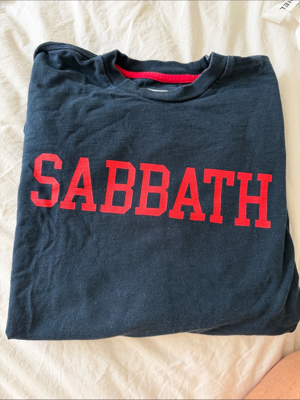 Supreme Black Shirt with Red SABBATH Print - RARE - HARD TO FIND